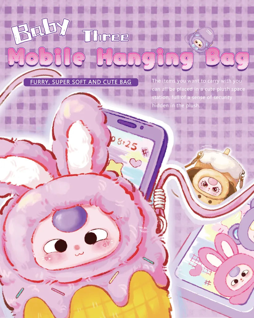 Baby Three - Phone Bag Plush Blind Box