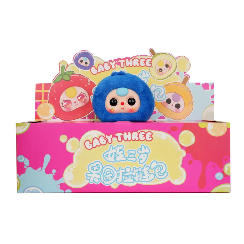 Baby Three Orchard Zipper Bag Plush Blind Box